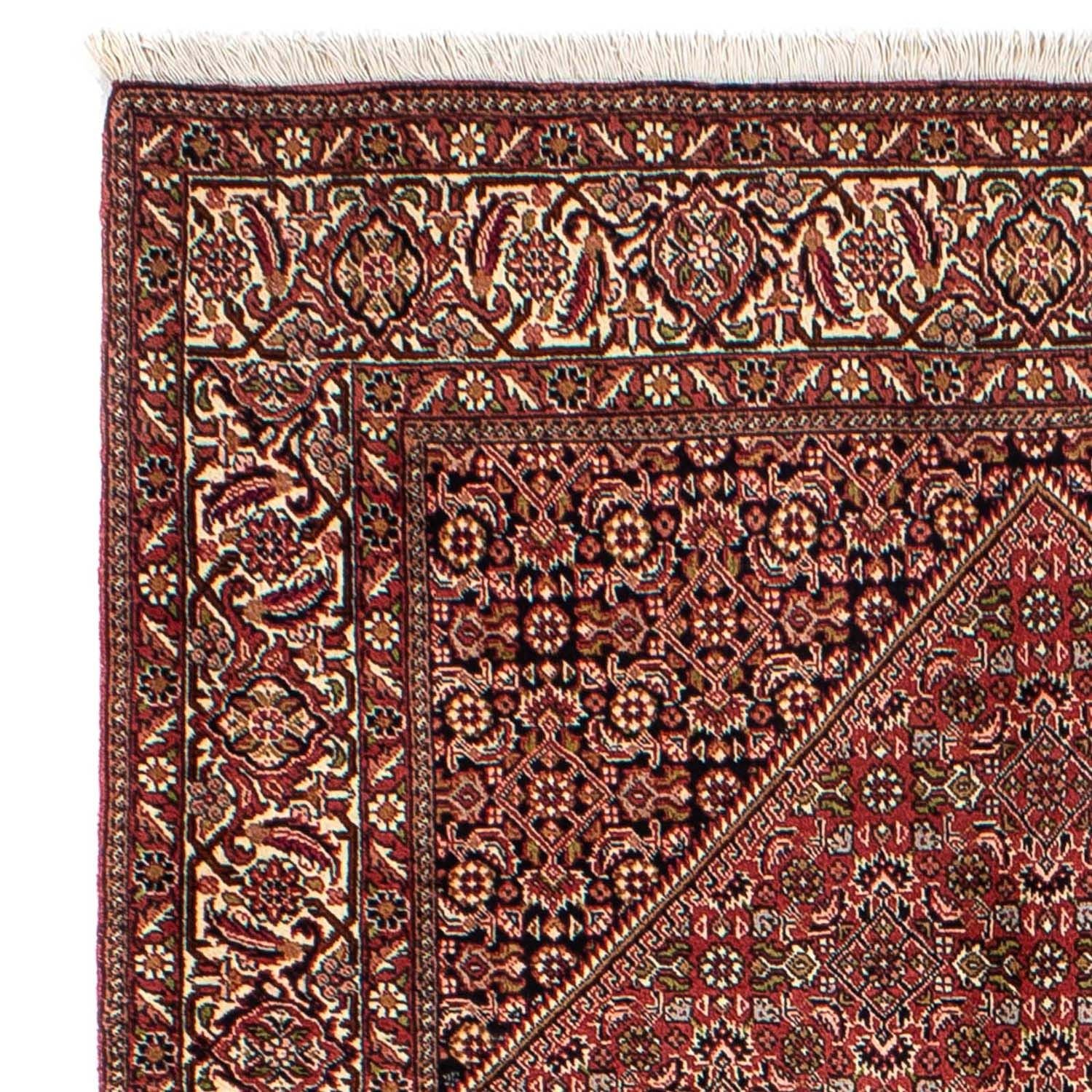 Persisk tæppe - Bijar - 235 x 140 cm - lysrød