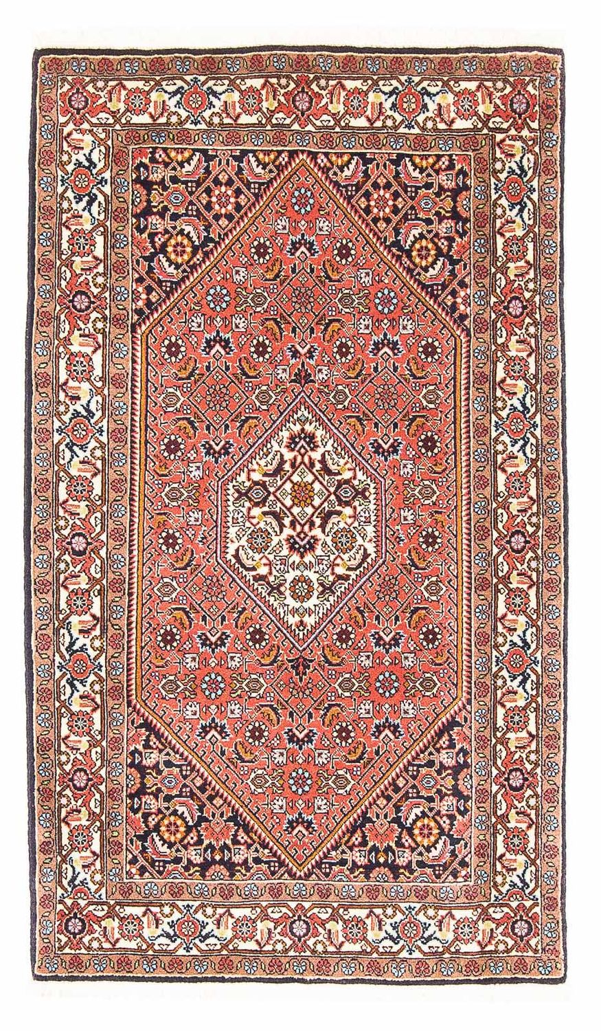 Persisk tæppe - Bijar - 150 x 81 cm - lysrød