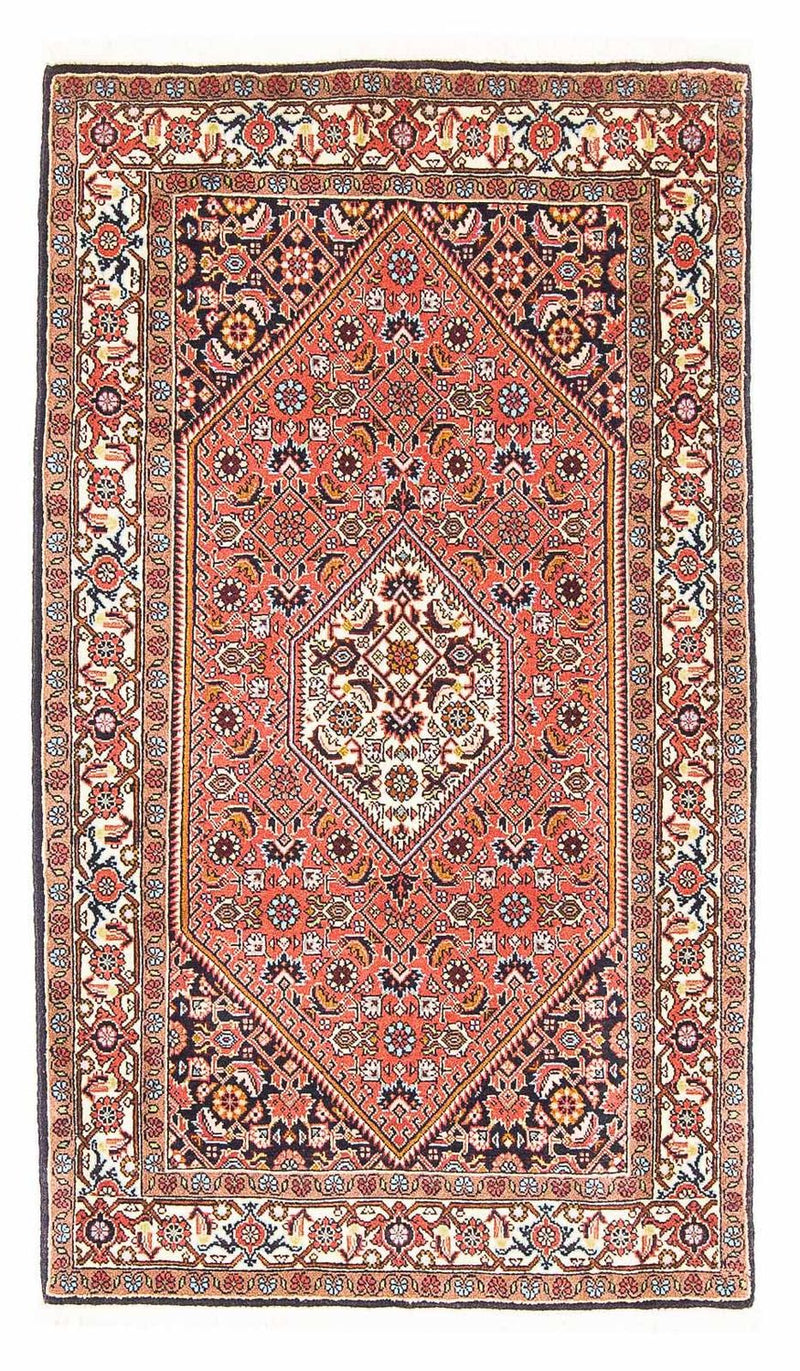 Persisk tæppe - Bijar - 150 x 81 cm - lysrød