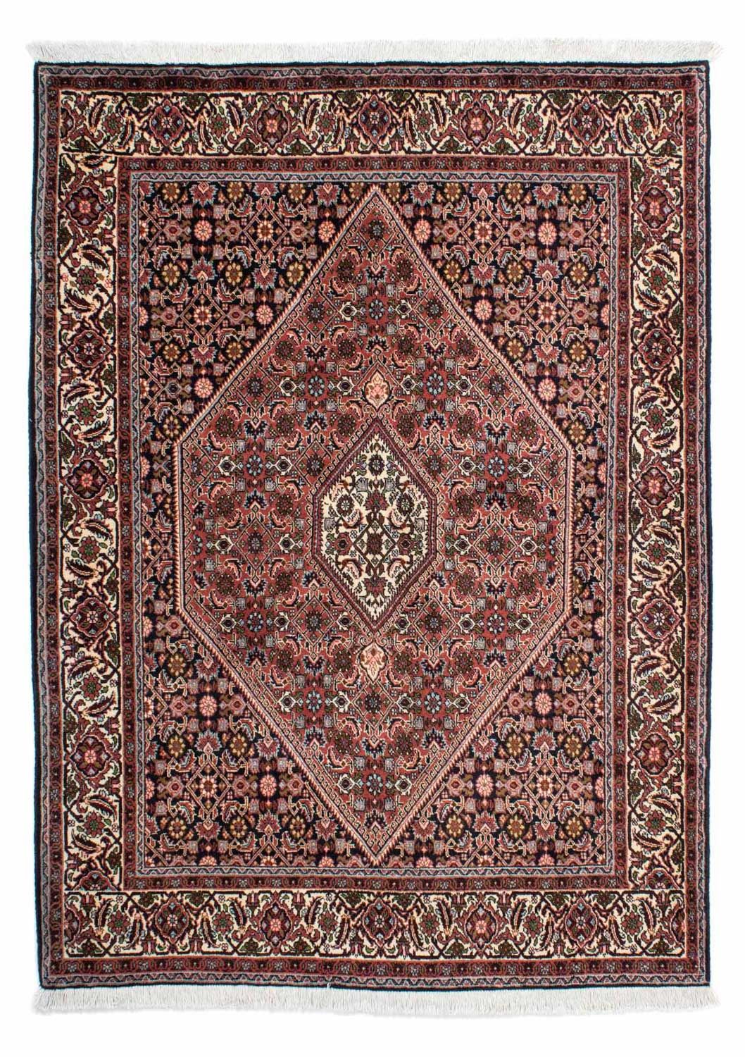 Persisk tæppe - Bijar - 200 x 141 cm - rød