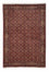 Persisk tæppe - Bijar - 246 x 170 cm - mørkerød