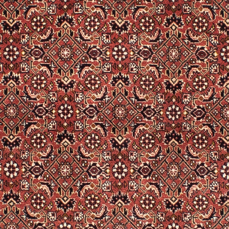 Persisk tæppe - Bijar firkantet  - 200 x 195 cm - lysrød