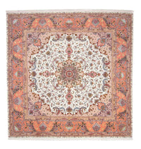 Persisk tæppe - Tabriz - Royal firkantet  - 300 x 298 cm - beige