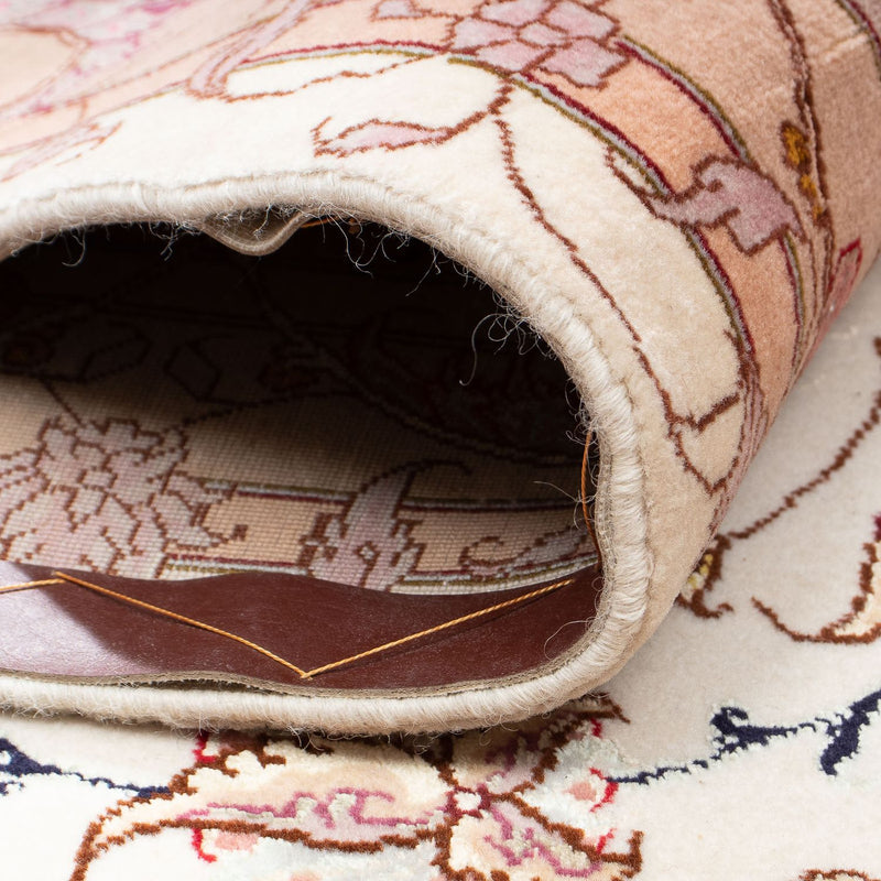 Persisk tæppe - Tabriz - Royal firkantet  - 300 x 298 cm - beige