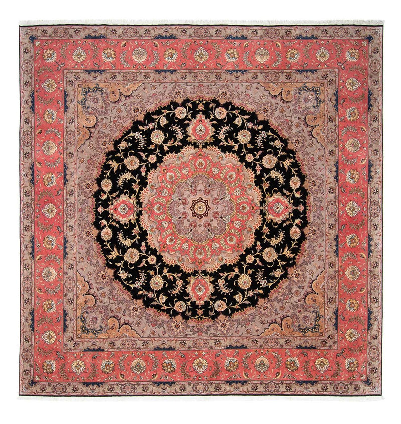 Persisk tæppe - Tabriz - Royal firkantet  - 300 x 290 cm - rød