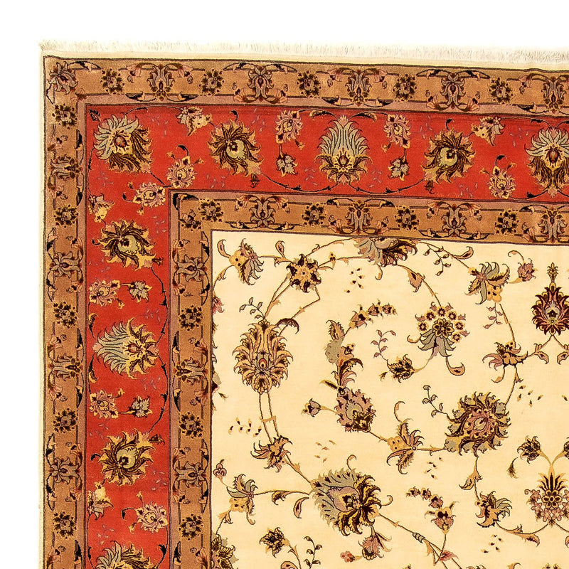 Persisk tæppe - Tabriz - Royal - 368 x 250 cm - beige