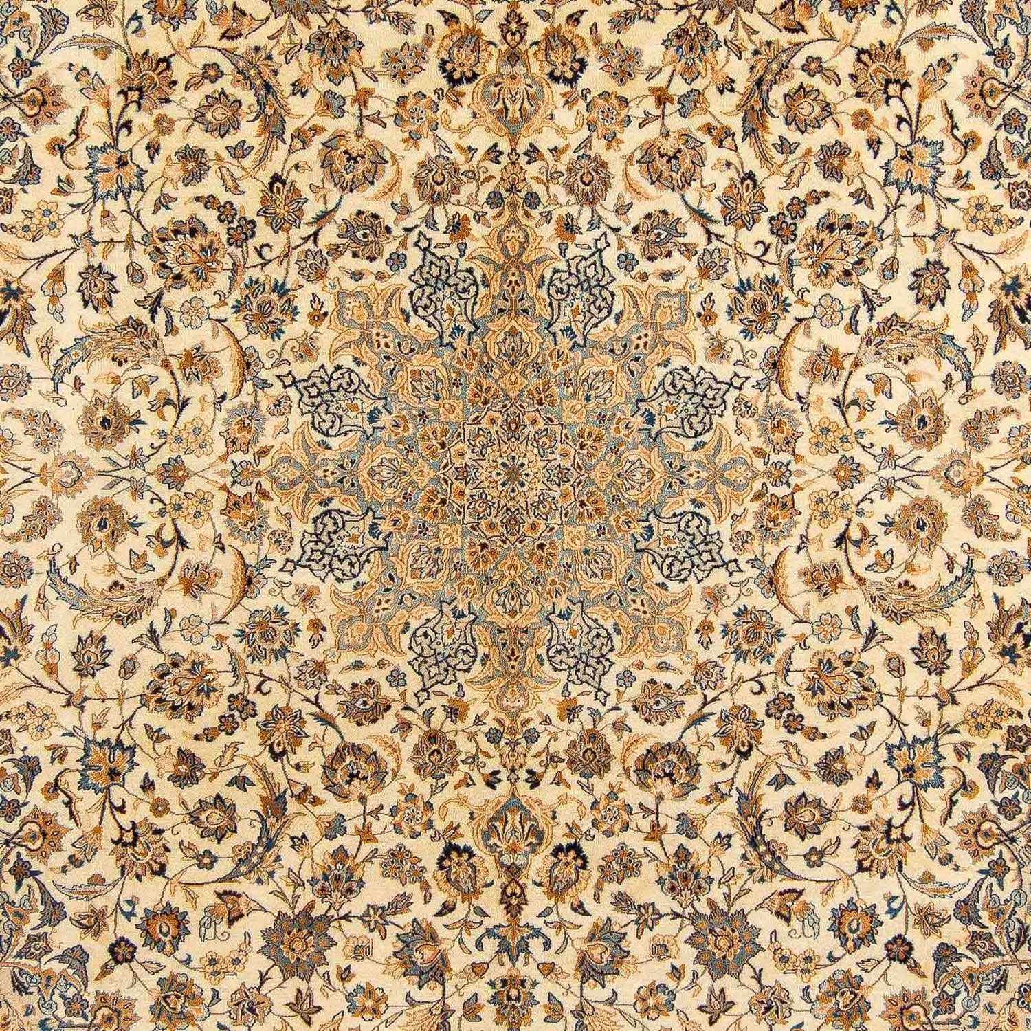 Vintage tæppe - 396 x 308 cm - beige