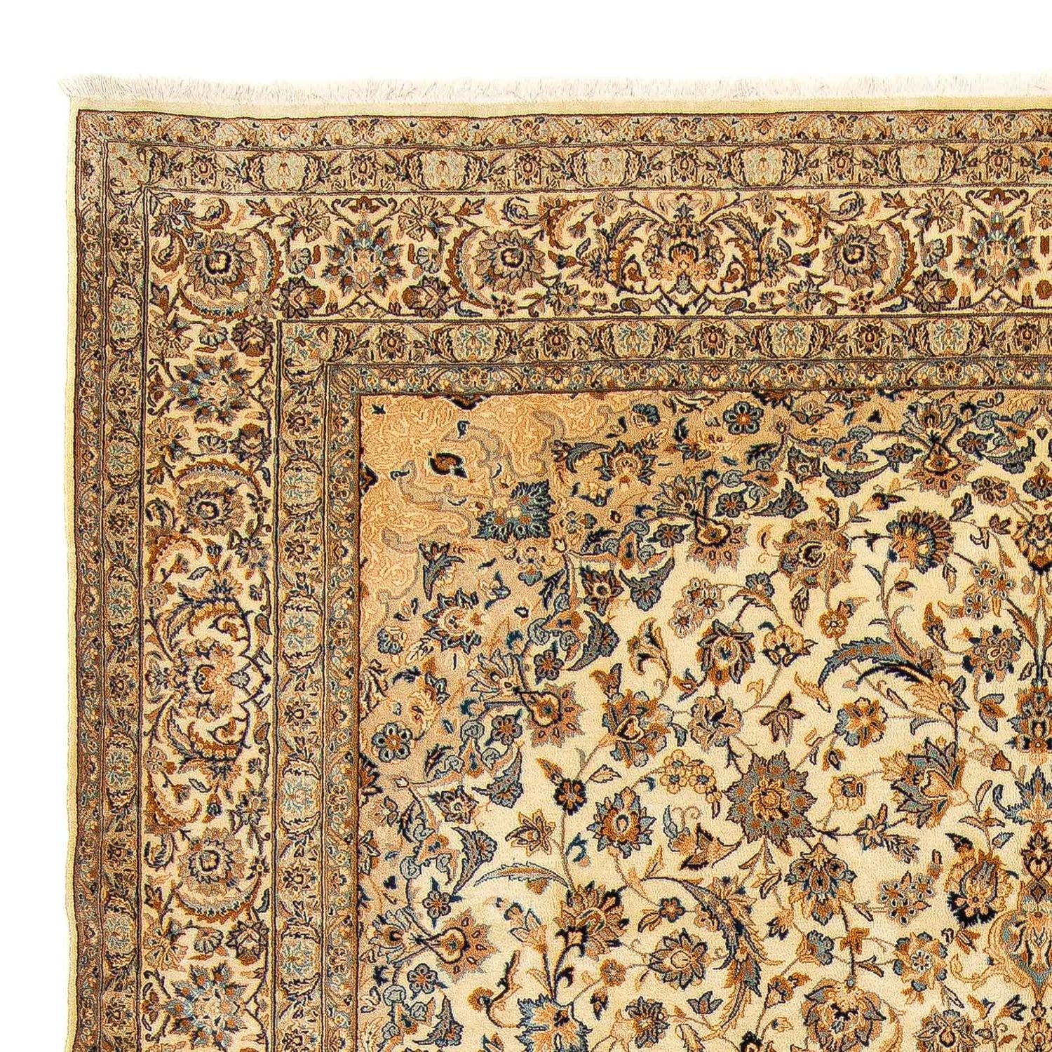 Vintage tæppe - 396 x 308 cm - beige