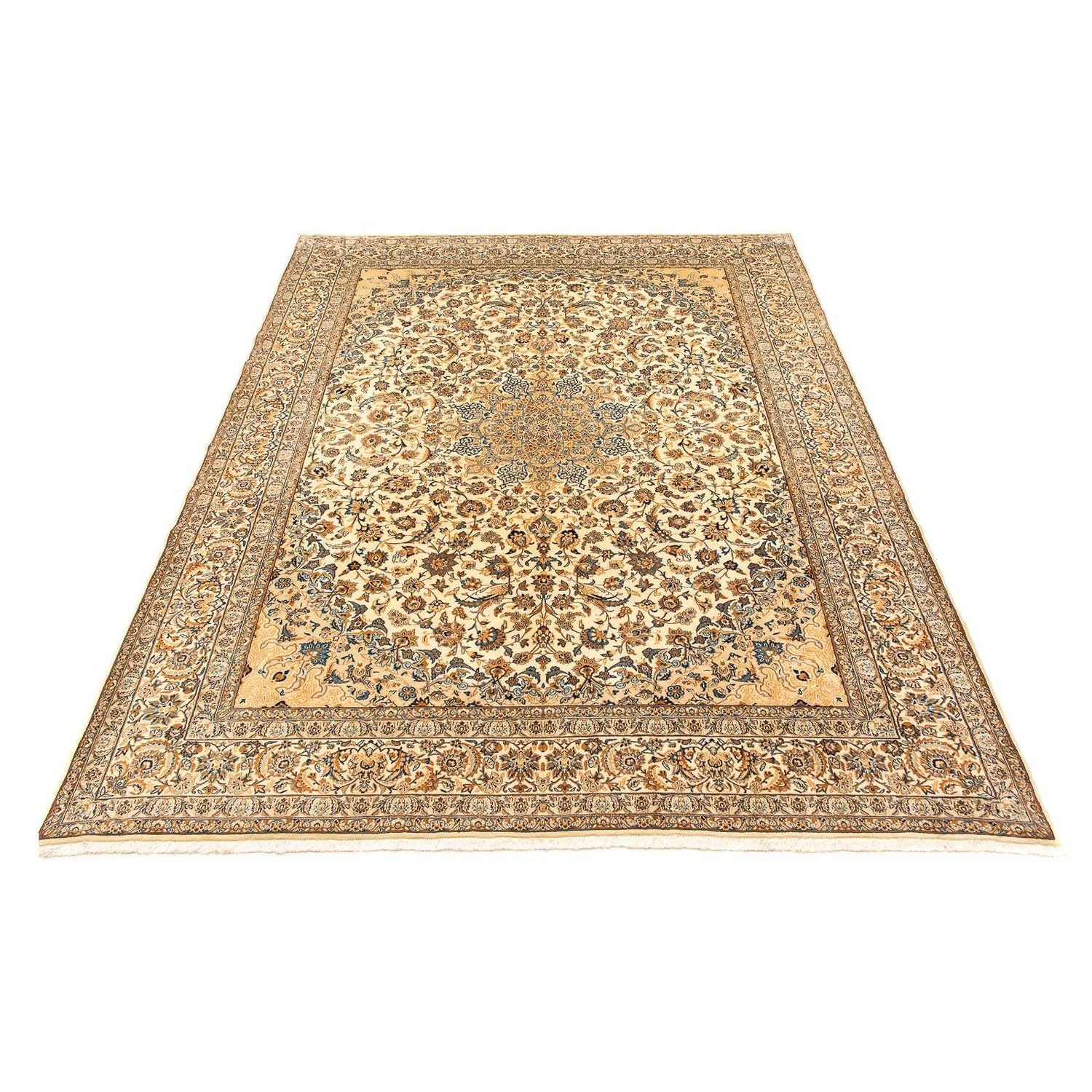 Vintage tæppe - 396 x 308 cm - beige