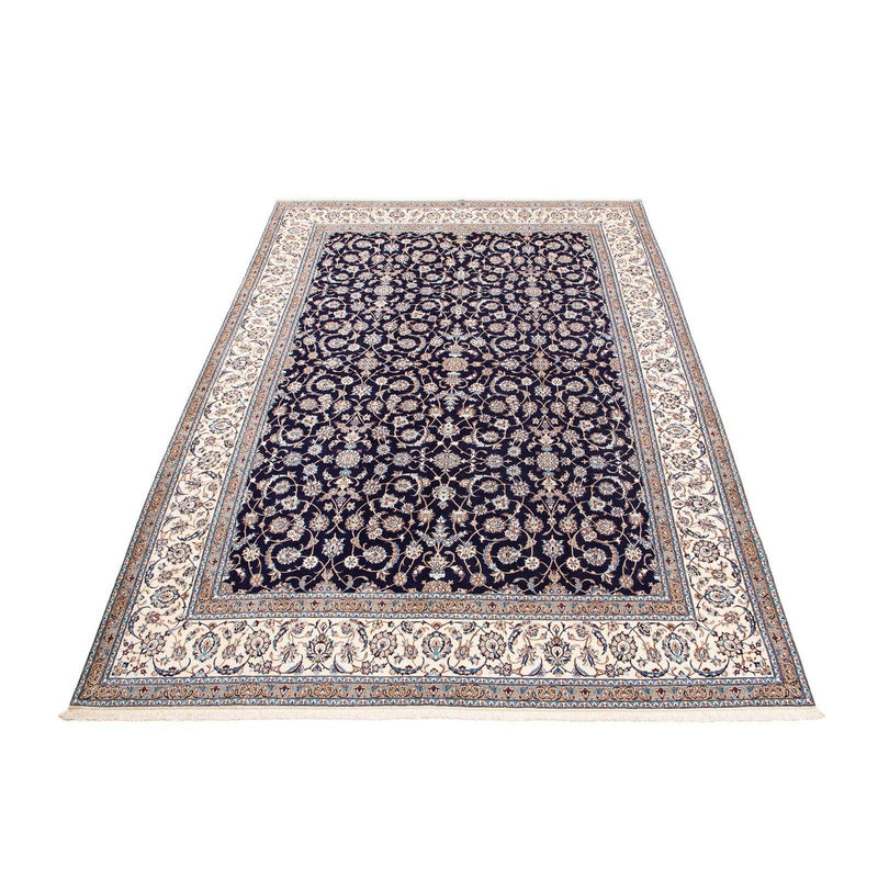 Persisk tæppe - Nain - Premium - 430 x 310 cm - mørkeblå
