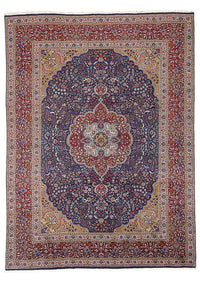 Persisk tæppe - Tabriz - Royal - 391 x 300 cm - blå