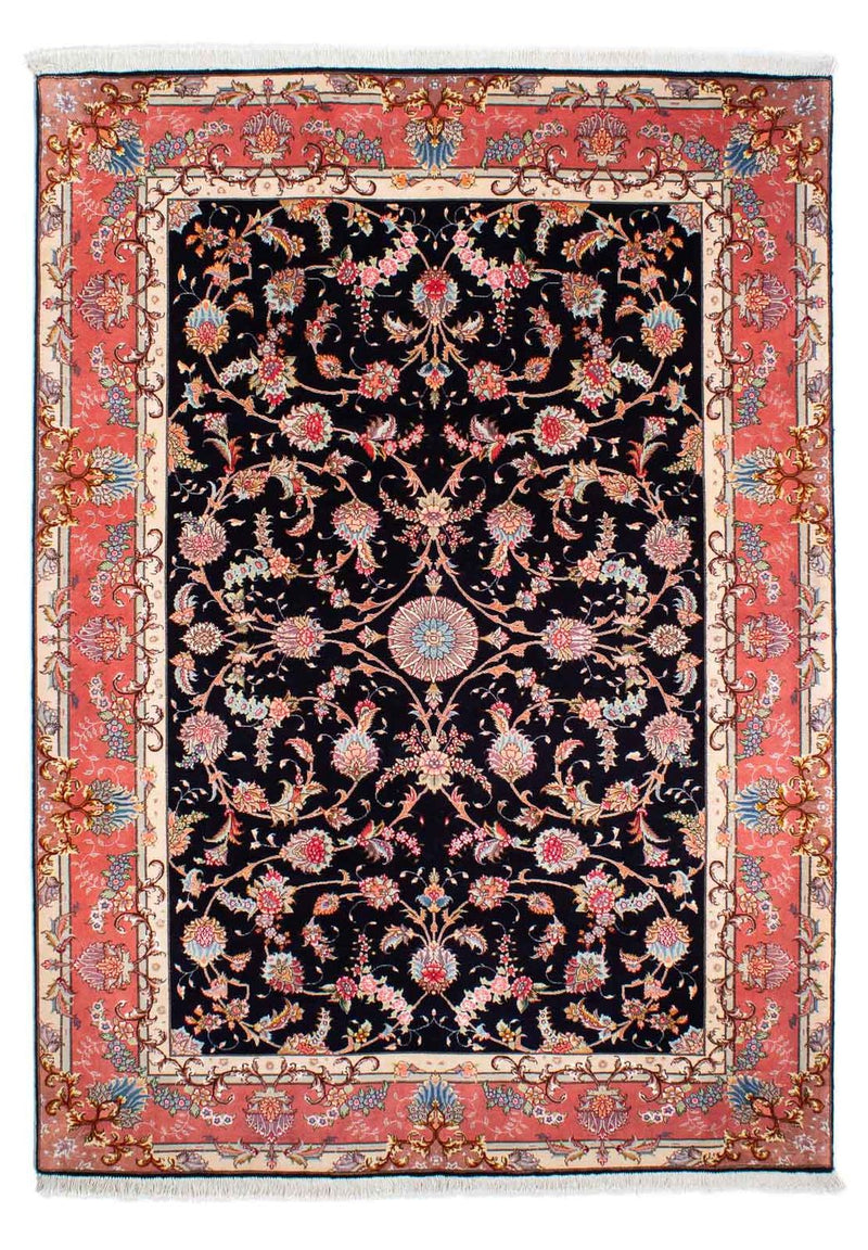 Persisk tæppe - Tabriz - Royal - 238 x 172 cm - mørkeblå
