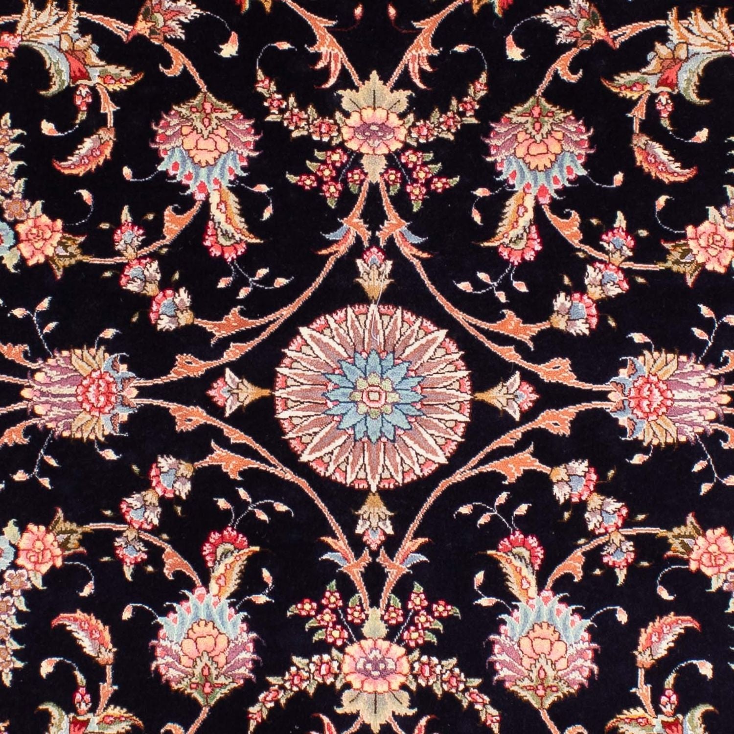 Persisk tæppe - Tabriz - Royal - 238 x 172 cm - mørkeblå