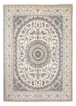 Persisk tæppe - Nain - Premium - 402 x 291 cm - beige