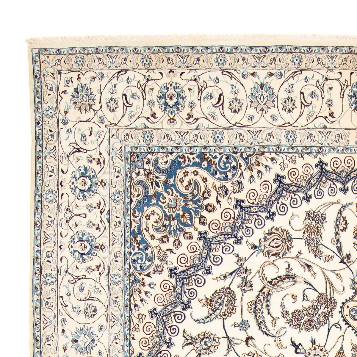 Persisk tæppe - Nain - Premium - 402 x 291 cm - beige