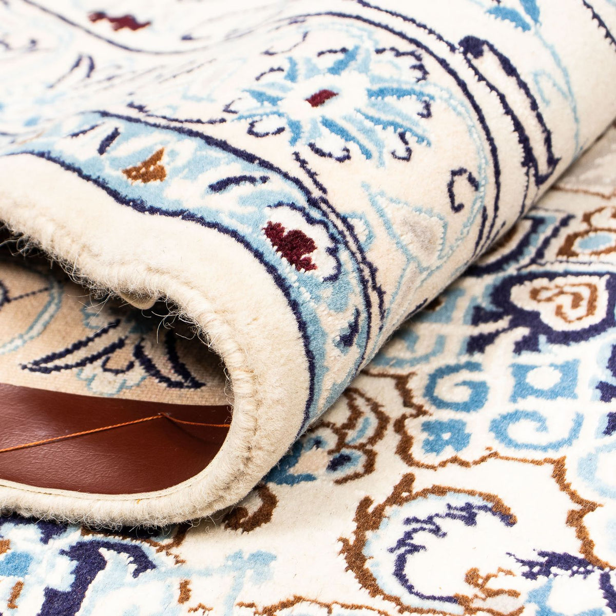 Persisk tæppe - Nain - Premium - 402 x 291 cm - beige