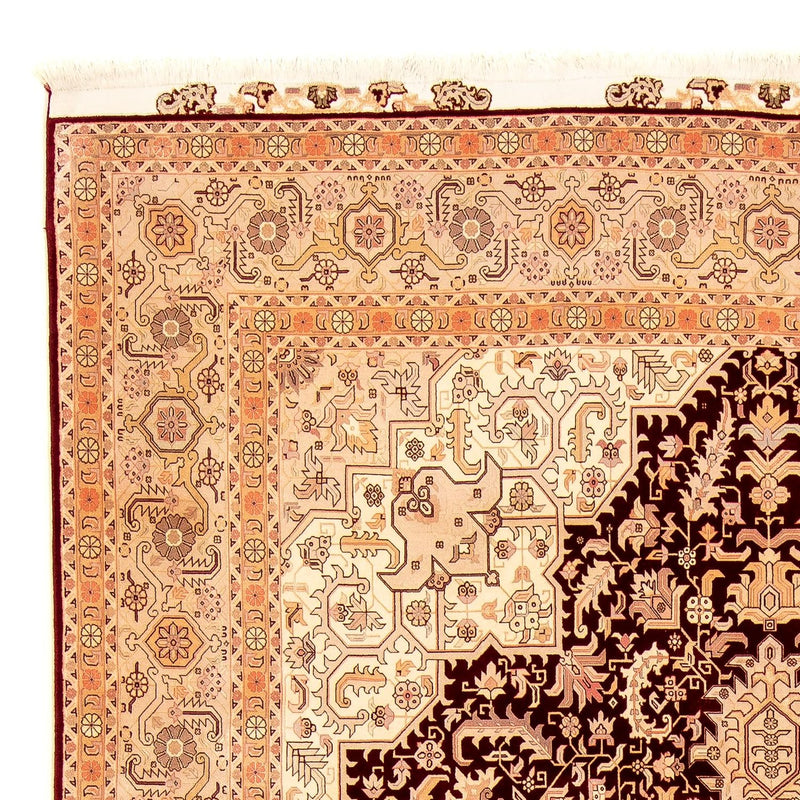 Persisk tæppe - Tabriz - Royal - 356 x 250 cm - lys brun