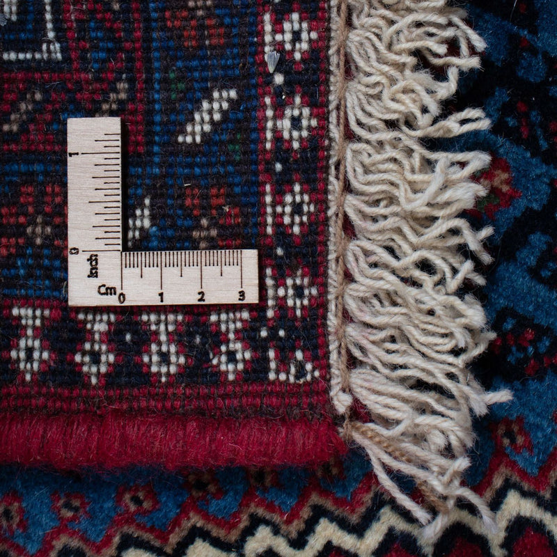 Persisk tæppe - Nomadisk - 298 x 204 cm - mørkerød