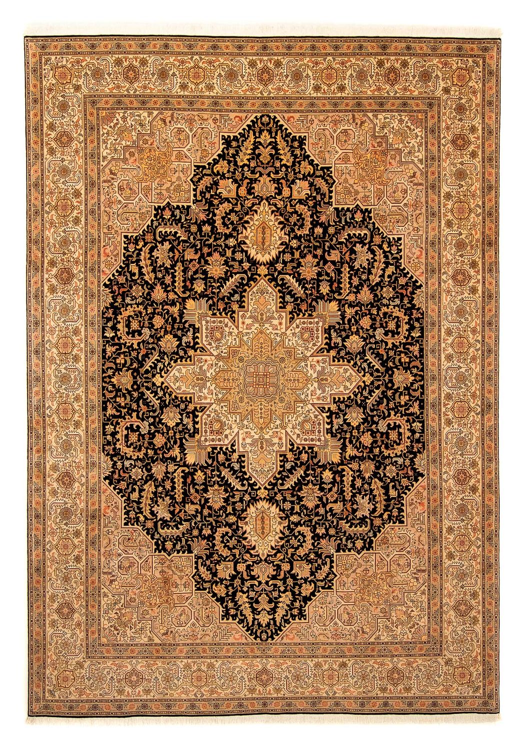 Persisk tæppe - Tabriz - Royal - 360 x 254 cm - lys brun