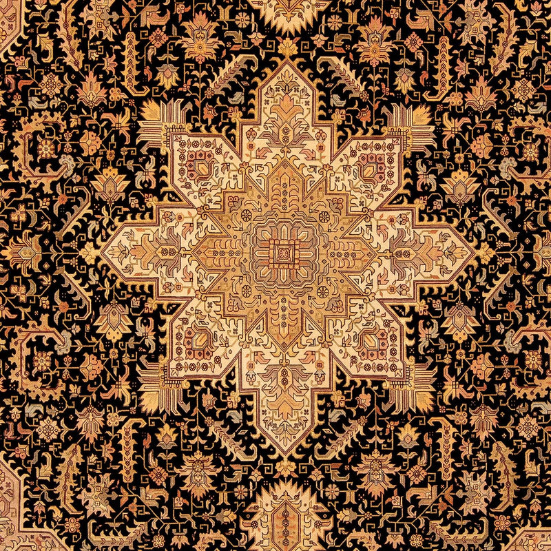 Persisk tæppe - Tabriz - Royal - 360 x 254 cm - lys brun