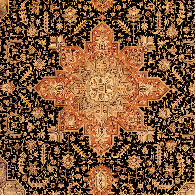 Persisk tæppe - Tabriz - Royal - 348 x 248 cm - lys brun