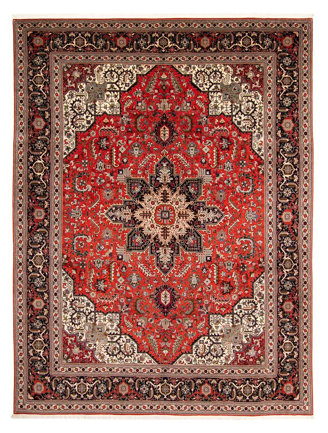 Persisk tæppe - Tabriz - Royal - 407 x 298 cm - rust