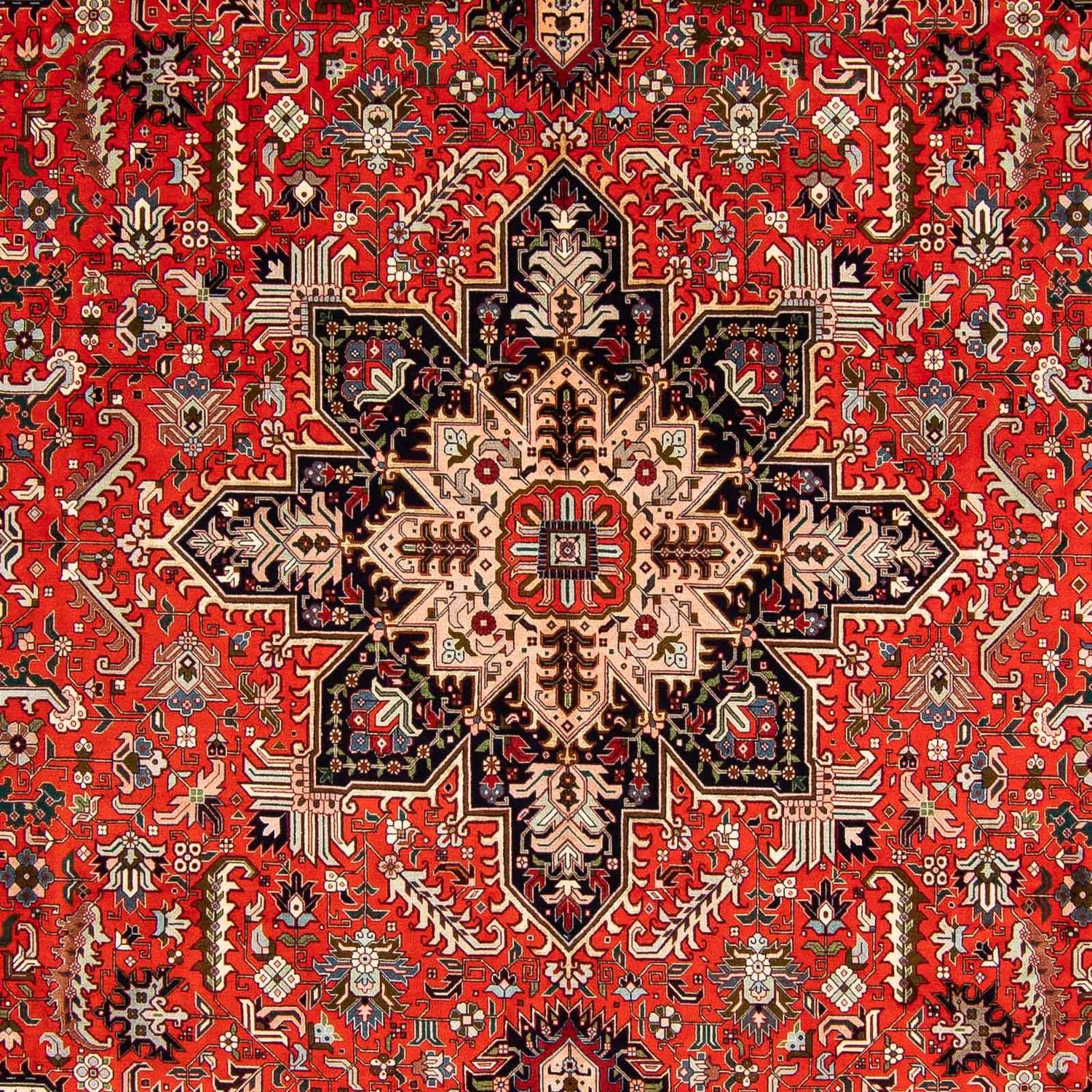 Persisk tæppe - Tabriz - Royal - 407 x 298 cm - rust