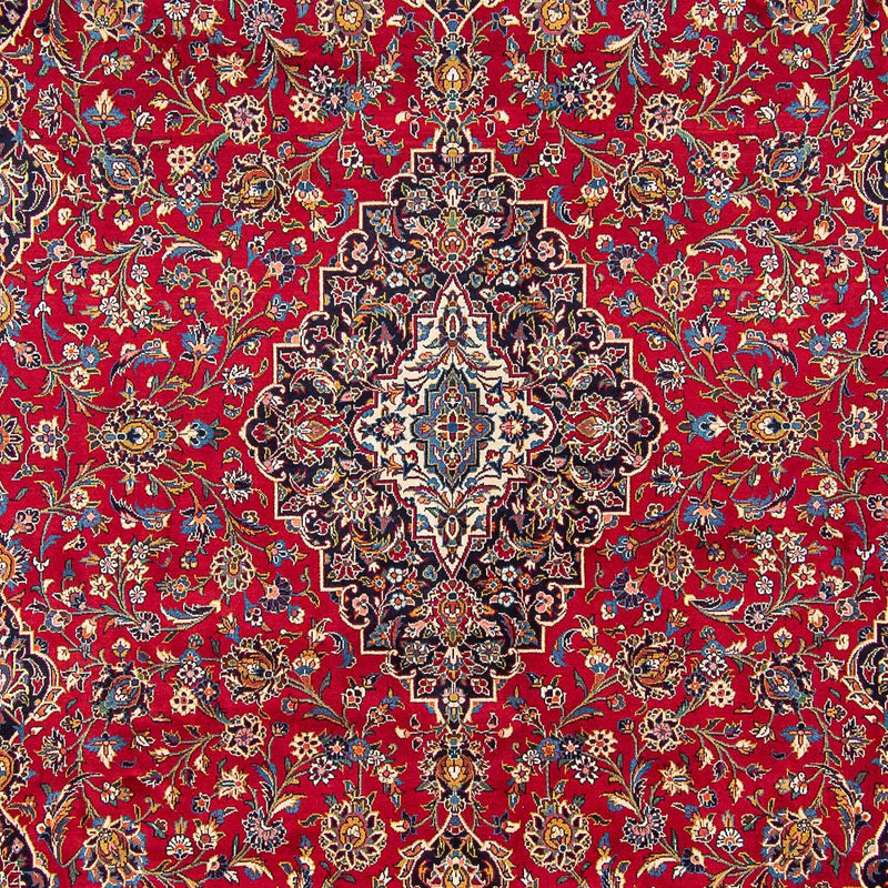 Persisk tæppe - Keshan - 417 x 308 cm - rød