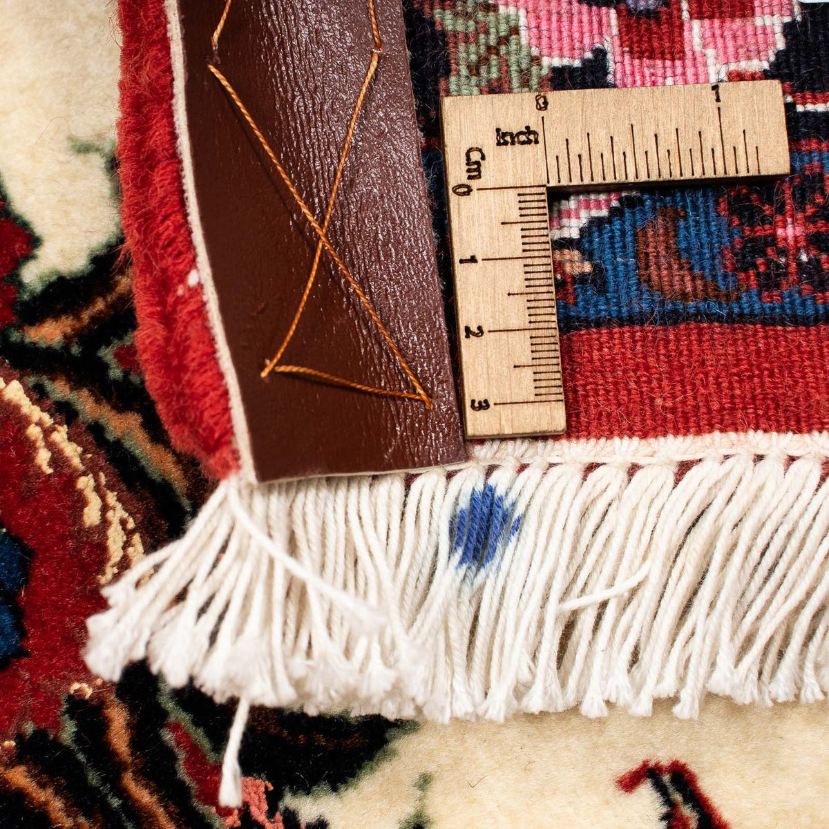 Persisk tæppe - Bijar - 388 x 299 cm - beige