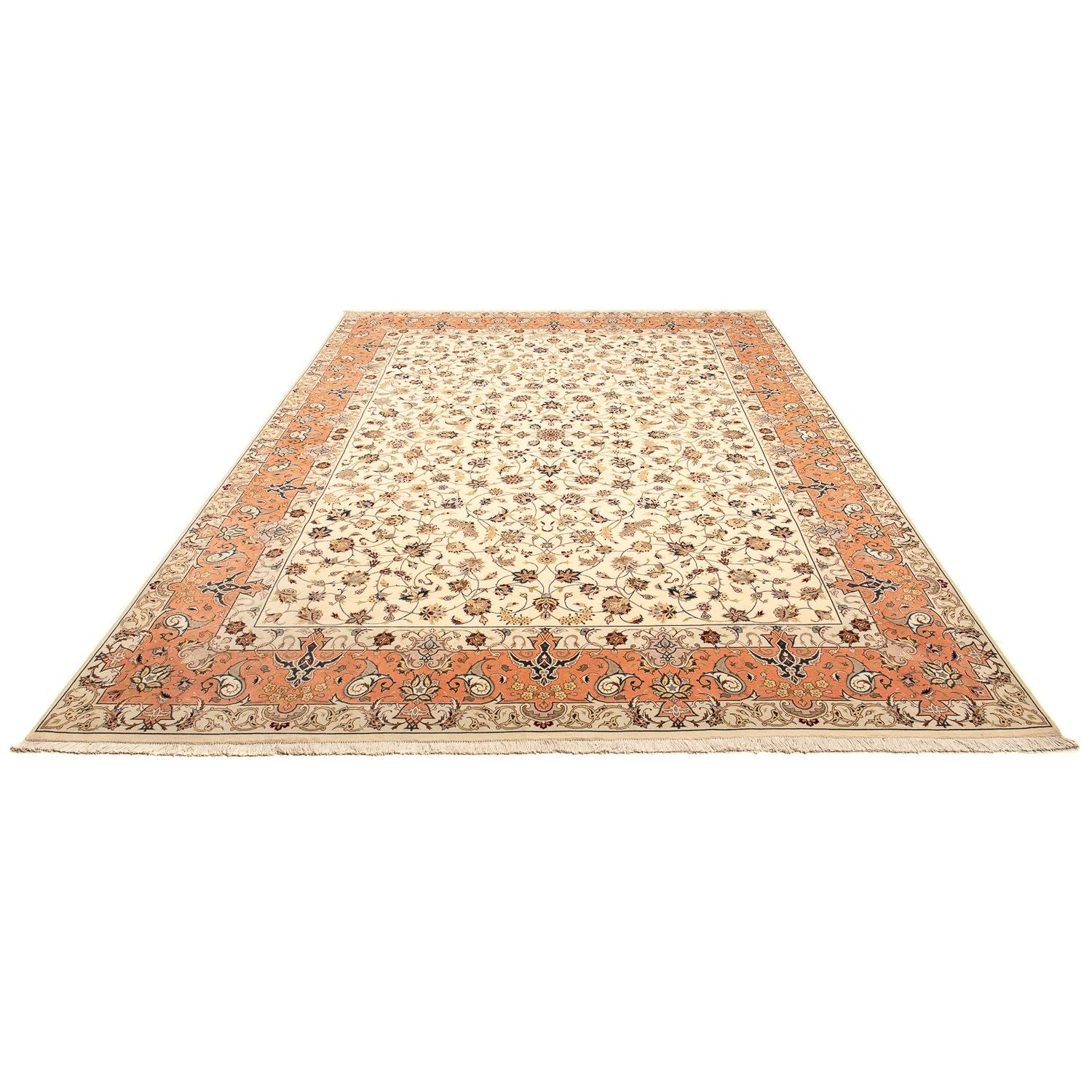 Persisk tæppe - Tabriz - Royal - 370 x 250 cm - beige