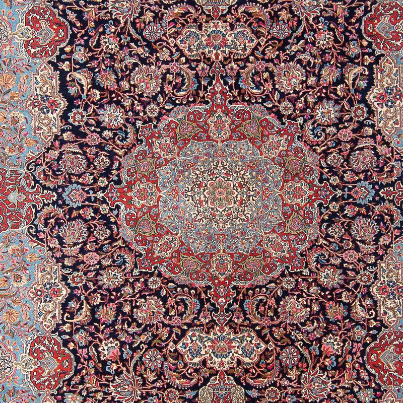 Persisk tæppe - Royal - 405 x 295 cm - mørkeblå