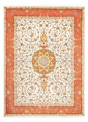 Persisk tæppe - Tabriz - Royal - 403 x 298 cm - beige