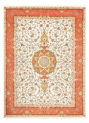 Persisk tæppe - Tabriz - Royal - 403 x 298 cm - beige