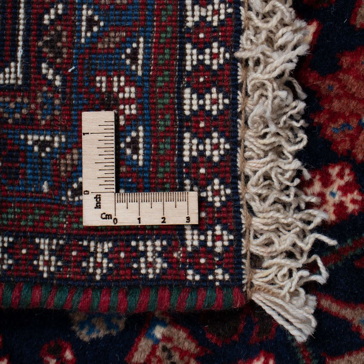 Persisk tæppe - Nomadisk - 304 x 208 cm - mørkeblå