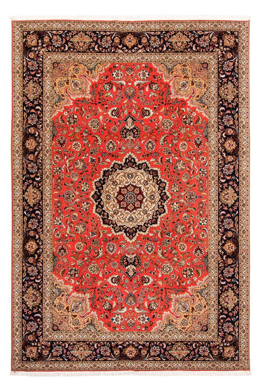 Persisk tæppe - Tabriz - Royal - 304 x 206 cm - rød