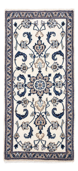Persisk tæppe - Nain - 142 x 68 cm - beige