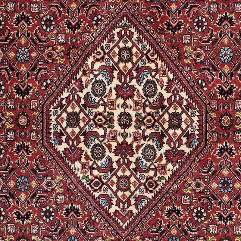Persisk tæppe - Bijar - 210 x 136 cm - rød