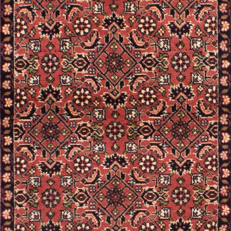 Løber Persisk tæppe - Bijar - 295 x 83 cm - mørkerød