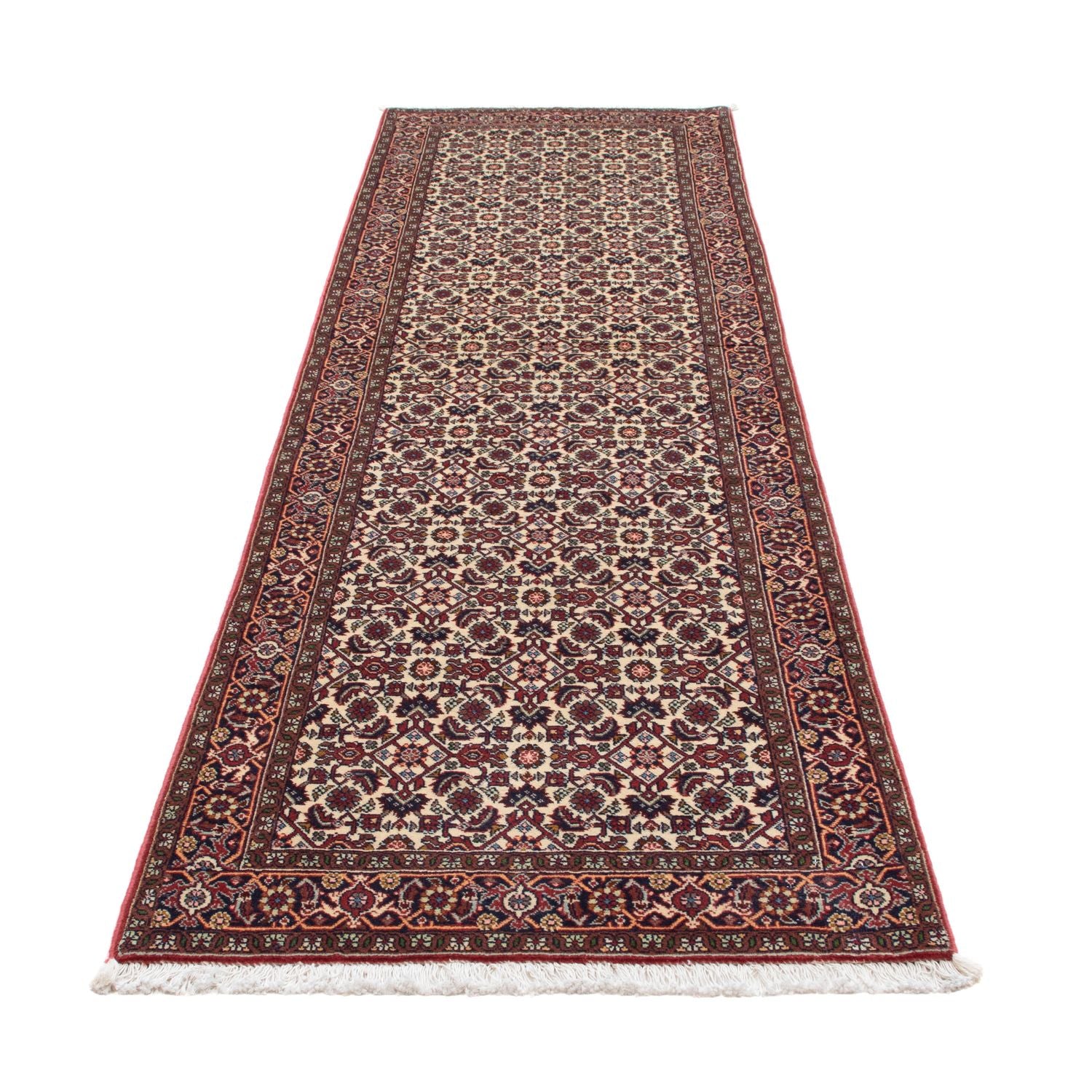 Løber Persisk tæppe - Bijar - 291 x 80 cm - beige