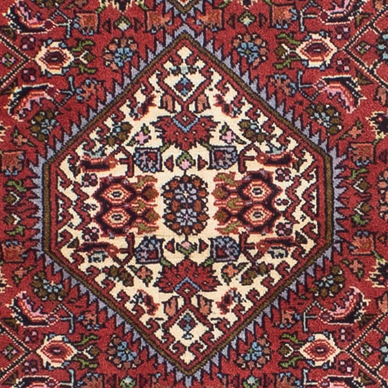 Løber Persisk tæppe - Bijar - 238 x 75 cm - lysrød