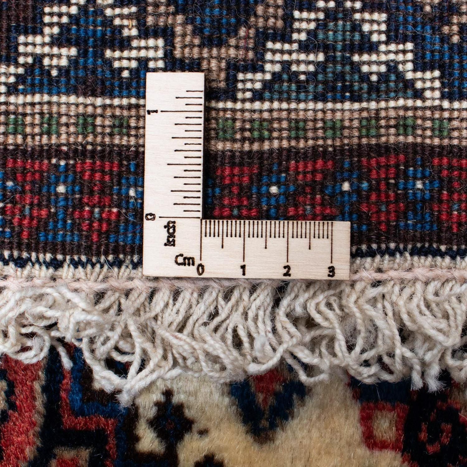 Løber Persisk tæppe - Nomadisk - 382 x 83 cm - mørkerød