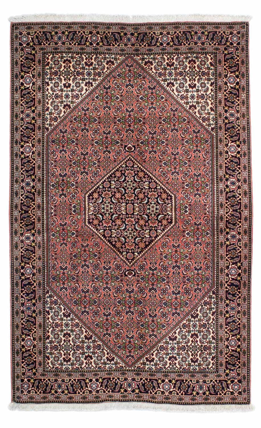 Persisk tæppe - Bijar - 234 x 142 cm - rød
