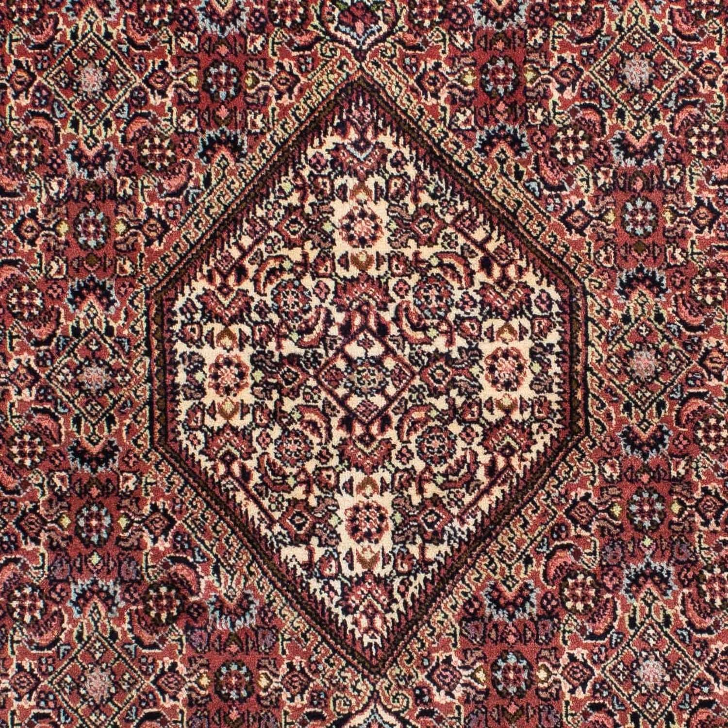 Persisk tæppe - Bijar - 210 x 140 cm - rød