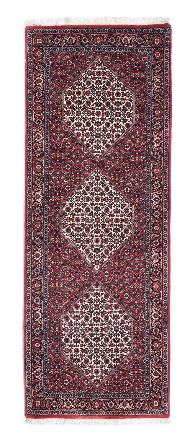 Løber Persisk tæppe - Bijar - 210 x 75 cm - rød