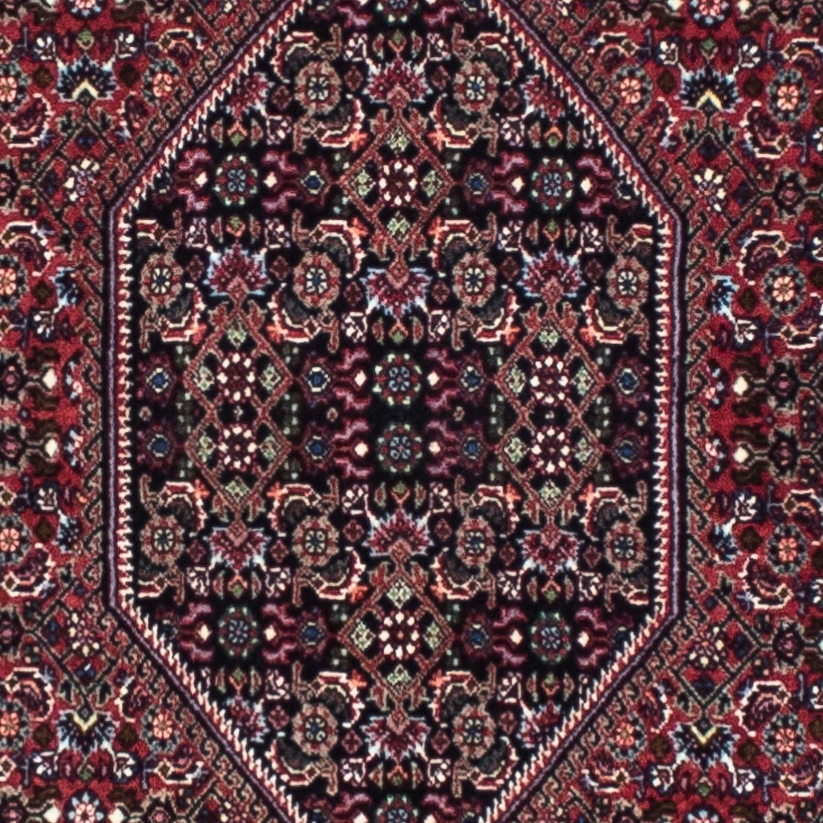 Løber Persisk tæppe - Bijar - 253 x 72 cm - rust