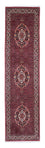 Løber Persisk tæppe - Bijar - 313 x 82 cm - mørkerød