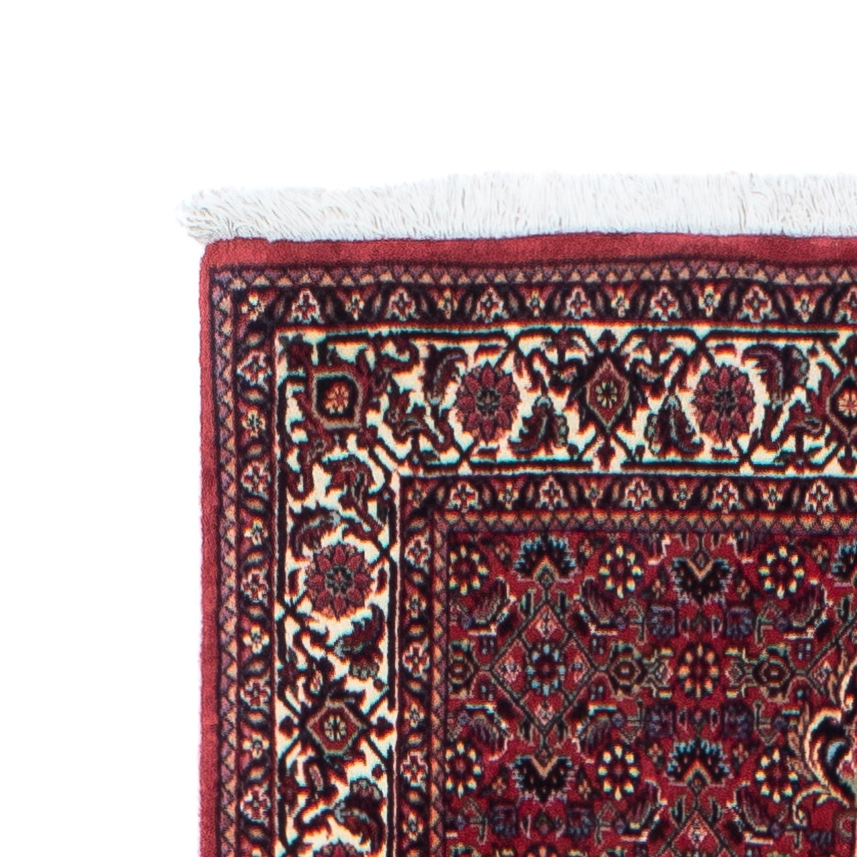 Løber Persisk tæppe - Bijar - 313 x 82 cm - mørkerød