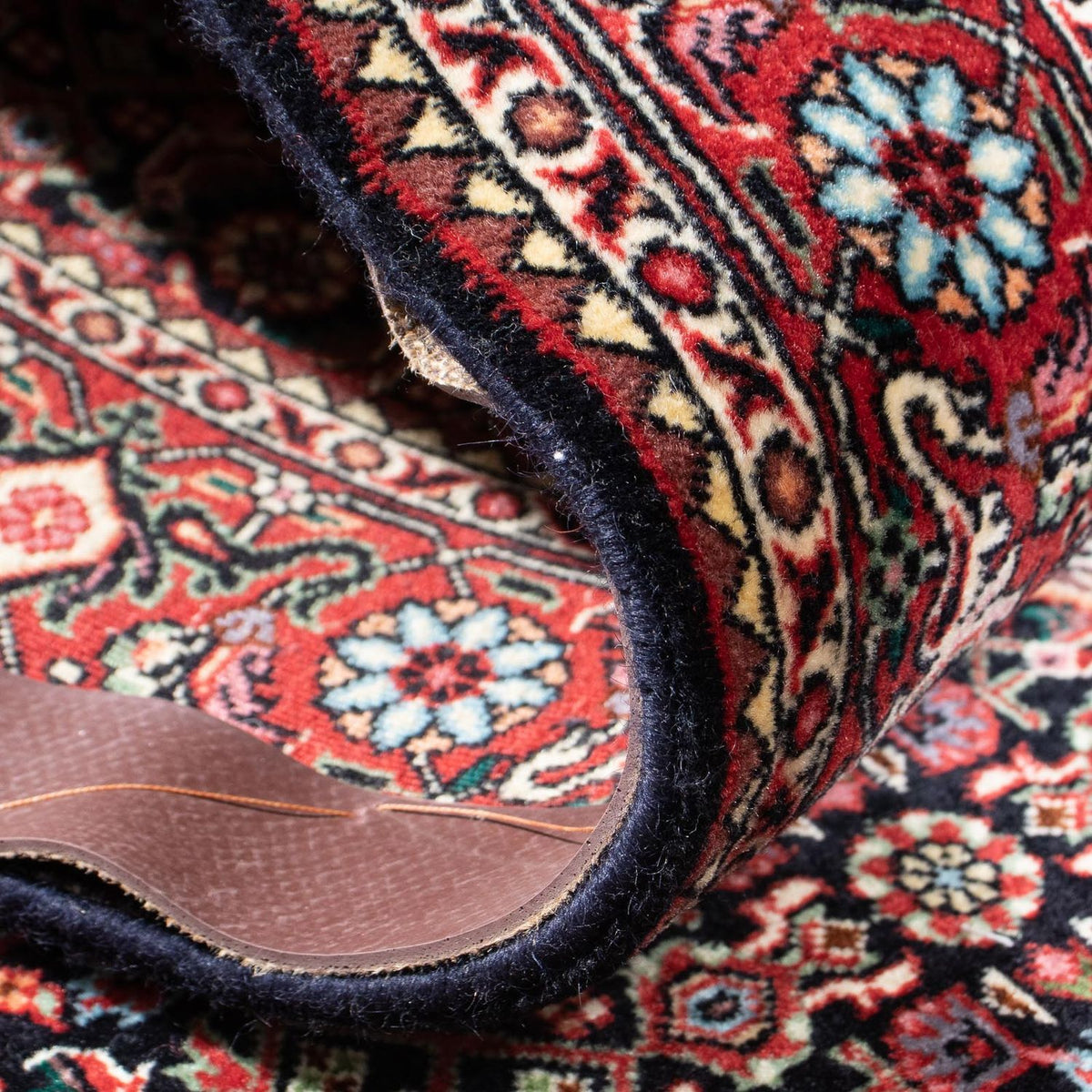 Løber Persisk tæppe - Bijar - 298 x 82 cm - mørkeblå