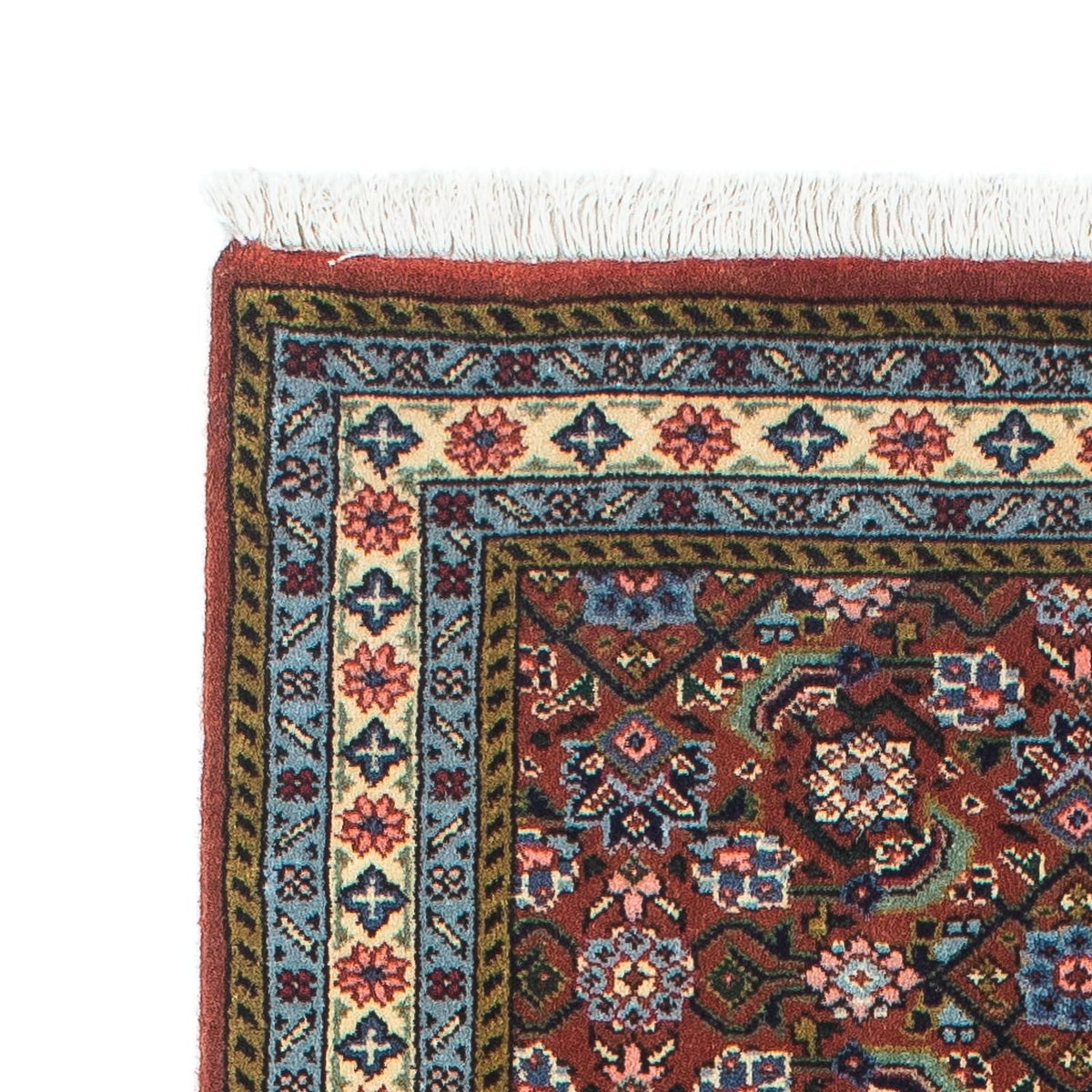 Løber Persisk tæppe - Bijar - 196 x 48 cm - mørkeblå