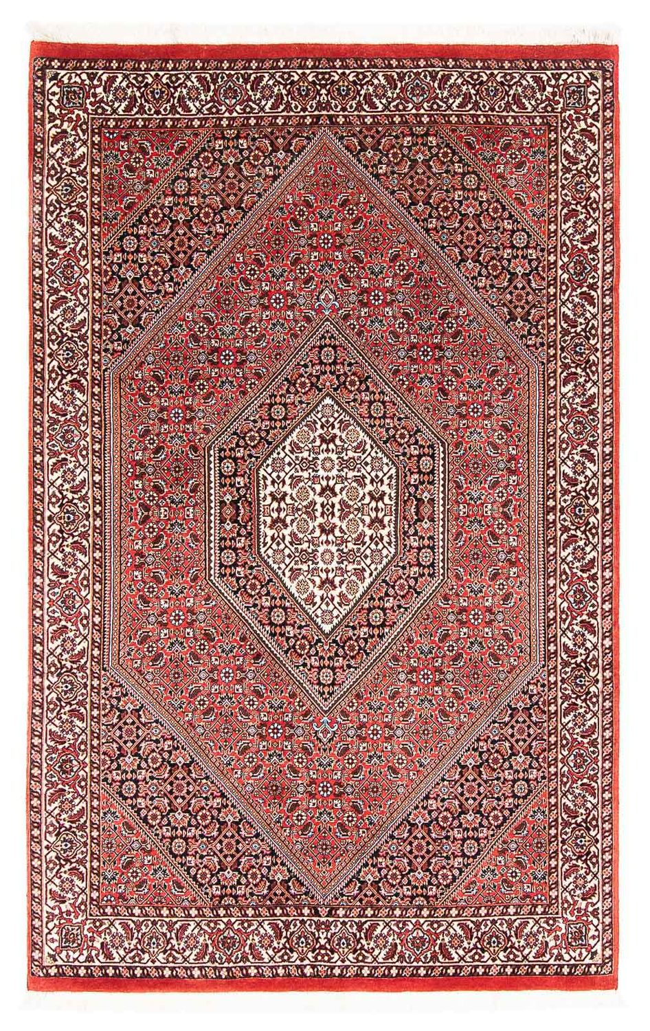 Persisk tæppe - Bijar - 186 x 110 cm - rød